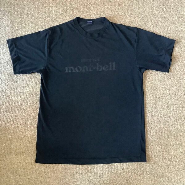 mont bell 半袖Tシャツ　ブラック　