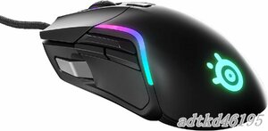 SteelSeries Rival 5 ゲーム用マウス PrismSync RGB照明と9つのプログラム可能なボタン - FPS、MOBA、MMO、Battle Royale - 18,000 CPI Tru