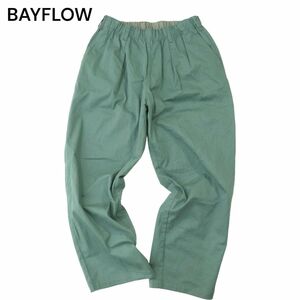 23SS★ BAYFLOW ベイフロー 通年 イージー ストレッチ テーパード パンツ Sz.3　メンズ　A4B02158_4#R