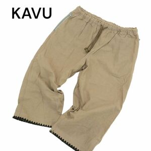 KAVU カブー 春夏 ヘンプ混★ イージー ストレッチ クロップド パンツ Sz.M　メンズ 日本製 アウトドア　A4B02167_4#P