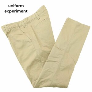 uniform experiment ユニフォームエクスペリメント パイソンパッチ ストレッチ チノ★ スラックス パンツ Sz.2　メンズ　A4B02274_5#R