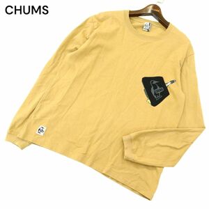 CHUMS チャムス 通年 ロゴ ブービーバード★ 長袖 カットソー ロンTシャツ Sz.XL　メンズ 大きいサイズ アウトドア　A4T05238_5#F