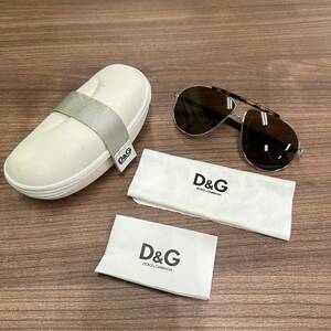 ★D&G★DOLCE&GABBANA ドルチェアンドガッバーナ サングラス ケース入り 中古品 現状品 E757