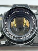 minolta XE カメラ MC ROKKOR-PG 1:14 f=50mm 望遠 レンズ MC TELE ROKKOR 1:3.5 200mm National ナショナル PE-250S ストロボ E675_画像3