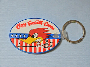 Clay Smith Cams Rubber Key Ring アメリカン雑貨 クレイスミス オーバル ラバーキーリング MOONEYES 廃盤 長期保管