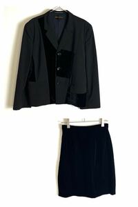 [ beautiful goods ]AD1991 Comme des Garcons velour switch jacket be lower skirt 