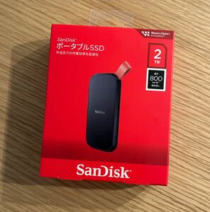 新品 ポータブルSSD SANDISK 2TB SSD 800MB USB 3.2gen2 2T00-J27