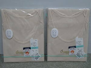  не использовался asame Lee 30-2473 M размер soft мокка 2 листов женский внутренний нижняя рубашка три минут рукав Ag+ хлопок 100% сделано в Японии угол почтовая доставка возможно 