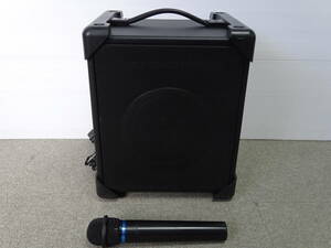  used audio-technica ATW-SP707a ② wireless amplifier speaker system UHF wireless microphone 1 pcs AC battery seminar seminar explanation .