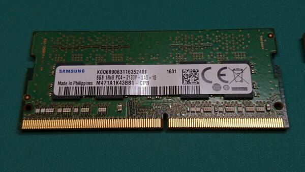 ★☆ SAMSUNG ノートPC用メモリ S.O.DDR4-2133 8GB×2枚セット ☆★