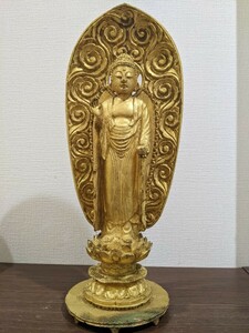 引き上げ品 釈迦如来像 御釈迦様 仏教美術 仏像 仏教 骨董 詳細不明 管理番号:25