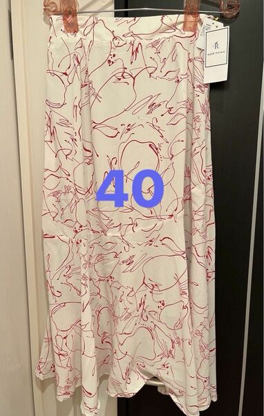 【期間限定】40 ROPE PICNIC 洋梨ロングスカート　タグ付き新品