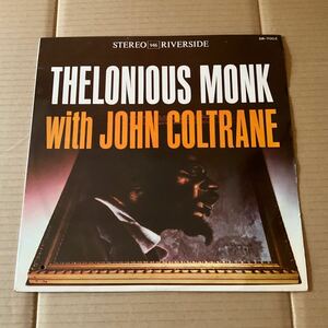 日本盤 ペラジャケット THELONIOUS MONK - THELONIOUS MONK WITH JOHN COLTRANE