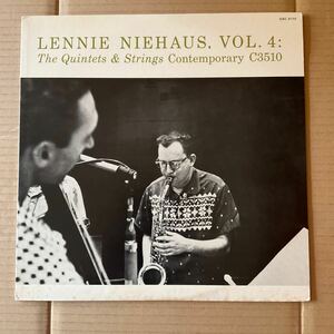 日本盤 LENNIE NIEHAUS - VOL. 4: THE QUINTETS & STRINGS GXC-3175