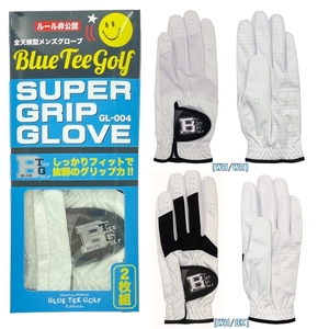 * бесплатная доставка! голубой чай Golf [23cm*WH&BWH] super рукоятка перчатка [ мужской / с одной стороны для /2 листов комплект ][GL-004] BLUE TEE GOLF California