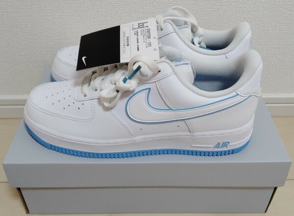 Nike Air Force 1 07 Low White and University Blue DV0788-101 ナイキ フォース ホワイト ユニバーシティ ブルー 26cm 