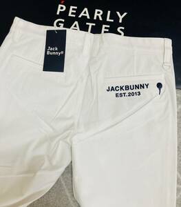  новый товар Pearly Gates Jack ba колено 2WAY стрейч брюки (4) размер M/ белый PEARLY GATES JACK BUNNY2 2024 год последняя модель 