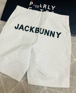  новый товар Pearly Gates Jack ba колено 2WAY стрейч шорты (5) размер L/ белый PEARLY GATES JACK BUNNY 2024 год последняя модель 