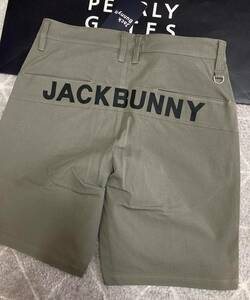 新品 パーリーゲイツ ジャックバニー 2WAYストレッチショートパンツ(6)サイズLL/ベージュ PEARLY GATES JACK BUNNY 2024年最新モデル