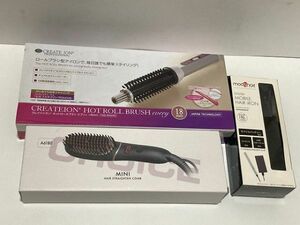 未使用 自宅保管品 ヘアブラシ・アイロン 家電セット イオニック ミニ ホットロールブラシ エブリィ モッズヘア