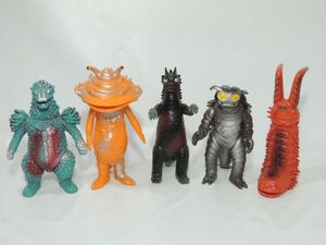 ウルトラ怪獣シリーズ ソフビ ベロクロン カネゴン ベムラー 光熱怪獣 キーラ ツインテール 5体セット ⑧