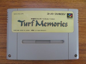 KME13918★SFCソフトのみ ターフメモリーズ Turf Memories 起動確認済み クリーニング済み スーパーファミコン