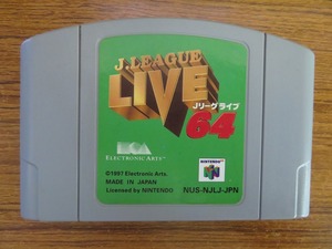 KME13941★N64 ソフトのみ Jリーグライブ64 J.LEAGUE LIVE64 起動確認済み クリーニング済み ニンテンドー64