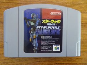 KME13981★N64 ソフトのみ スターウォーズ 帝国の影 STARWARS SHADOWS OF THE EMPIRE セーブデータあり 起動確認済み クリーニング済み