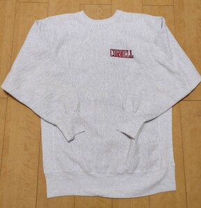 REVERSE WEAVE 90s CORNELL コーネル大学 リバースウィーブ XXL USA製 両面プリント 刺繍タグ CHAMPION チャンピオン アイビーリーグ IVY 