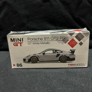 MINI GT 1/64 ポルシェ 911 GT2 RS ヴァイザッハ パッケージ　ホワイトメタリック　左ハンドル　未開封