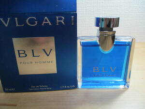 ** BVLGARY blue BLV 50ml EDT almost unused goods postage 510 jpy **