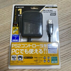 エレコム ELECOM ゲームパッドコンバータ JC-PS101UBK