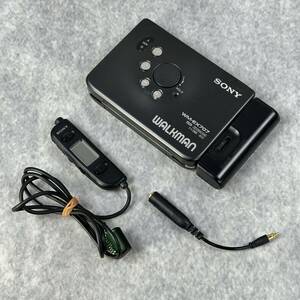 【ジャンク】SONY WALKMAN WM-EX707 ソニー カセットウォークマン ブラック (RR-023)