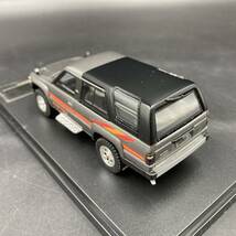 BQ3024 ハイストーリー 1/43 Toyota HILUX 4WD SURF SSR 1985 ダークグレーメタリック ミニカー_画像4