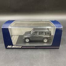 BQ3026 ハイストーリー 1/43 SUZUKI ESCUDO NOMADE 1990 チャコールグレー メタリック ミニカー_画像1