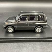 BQ3026 ハイストーリー 1/43 SUZUKI ESCUDO NOMADE 1990 チャコールグレー メタリック ミニカー_画像3