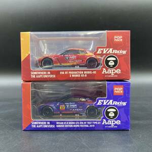 BQ3067 MINI GT 1/64 AAPE × EVA RACING NISSAN GT-R NISMO GT3 X WORKS GT-R ミニカー