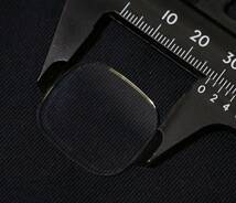 楕円25×28mm クリスタル ヨシダ製 ガラス風防 腕時計 昭和 レトロ アンティーク 部品 パーツ プラ風防_画像3
