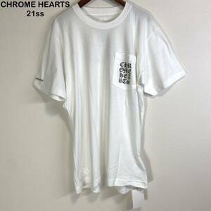 21ss * новый товар * с биркой * CHROME HEARTS Chrome Hearts Logo принт короткий рукав футболка мужской M размер 