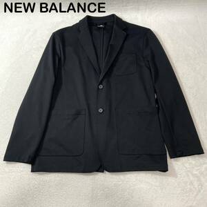 [神サイズ] ☆美品☆ NEW BALANCE ニューバランス　THE CITY テーラードジャケット　XLサイズ　ブラック　黒