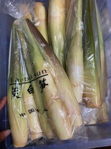 780.特売数量限定中国産　白新鮮野菜　マコモダケ　真菰　箱込み5kgクール便