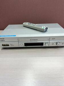 SONY ソニー VHS ビデオデッキ SLV-NX35 2004年製 リモコン付き ビデオデッキ