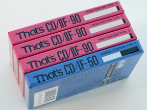 ＊That's CD/IIF CD/IF 4本セット＊未開封品＊太陽誘電カセットテープ