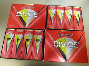 ◆2023年！最新◆SRIXON/スリクソン/日本正規品 NEW Z-STAR XV DIVIDE/イエロー×ホワイト/2ダース/Wナンバー◆松山秀樹！