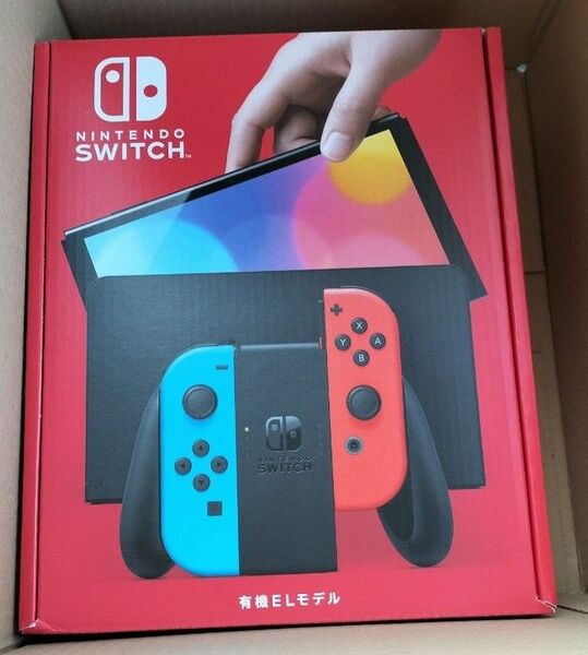 ニンテンドースイッチ 有機ELモデル 本体　ネオンブルー ネオンレッド　Nintendo Switch　新品　未開封　店舗印なし