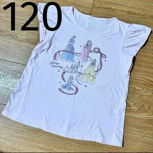 UNIQLO ディズニープリンセス 半袖Tシャツ 120cm