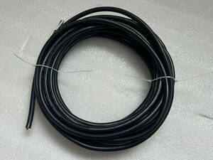 ☆ビニルキャブタイヤ丸形コード 3芯 14AWG(2.08mm2) 3×2.08 10m 黒 ①　管理番号[F1-4033]★