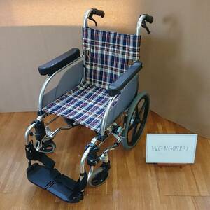 （WC-NG07871）【中古車椅子】松永製作所　介助式車椅子　AR-600　消毒洗浄済み　介護用品