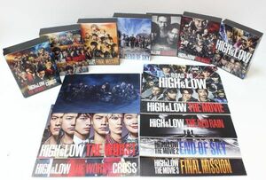 ◇ DVD HiGH&LOW 劇場版 BOX仕様 パンフレット など まとめてセット ◇MHD13560　SEASON1 END OF SKY FINAL MISSION THE WORST X