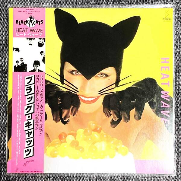 LP レコード Black Cat’s ブラックキャッツ ヒート・ウェーブ HEAT WAVE 帯付